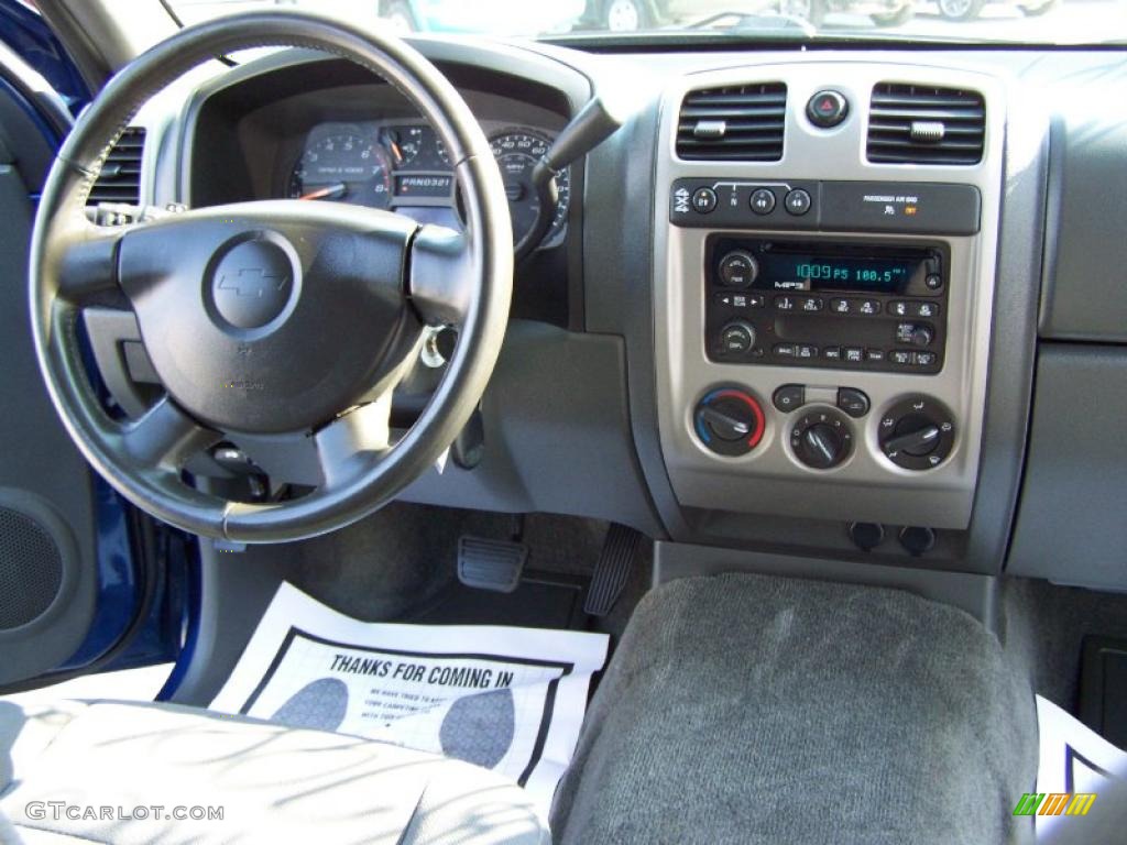 2006 Colorado Z71 Crew Cab 4x4 - Blue Granite Metallic / Very Dark Pewter photo #14