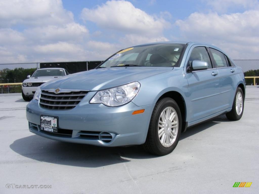 2009 Sebring Limited Sedan - Clearwater Blue Pearl / Medium Pebble Beige/Cream photo #1