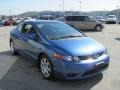 2007 Atomic Blue Metallic Honda Civic LX Coupe  photo #10