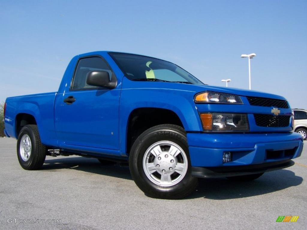 2008 Colorado LS Regular Cab - Pace Blue / Medium Pewter photo #1