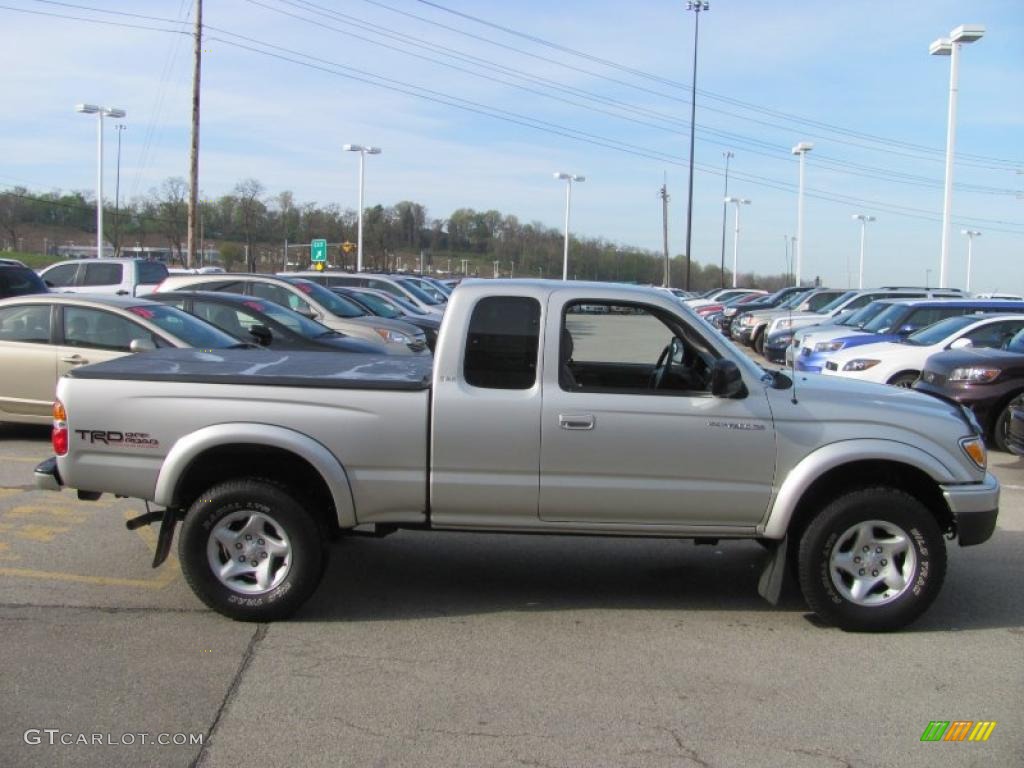 2001 Tacoma V6 TRD Xtracab 4x4 - Lunar Mist Silver Metallic / Charcoal photo #7