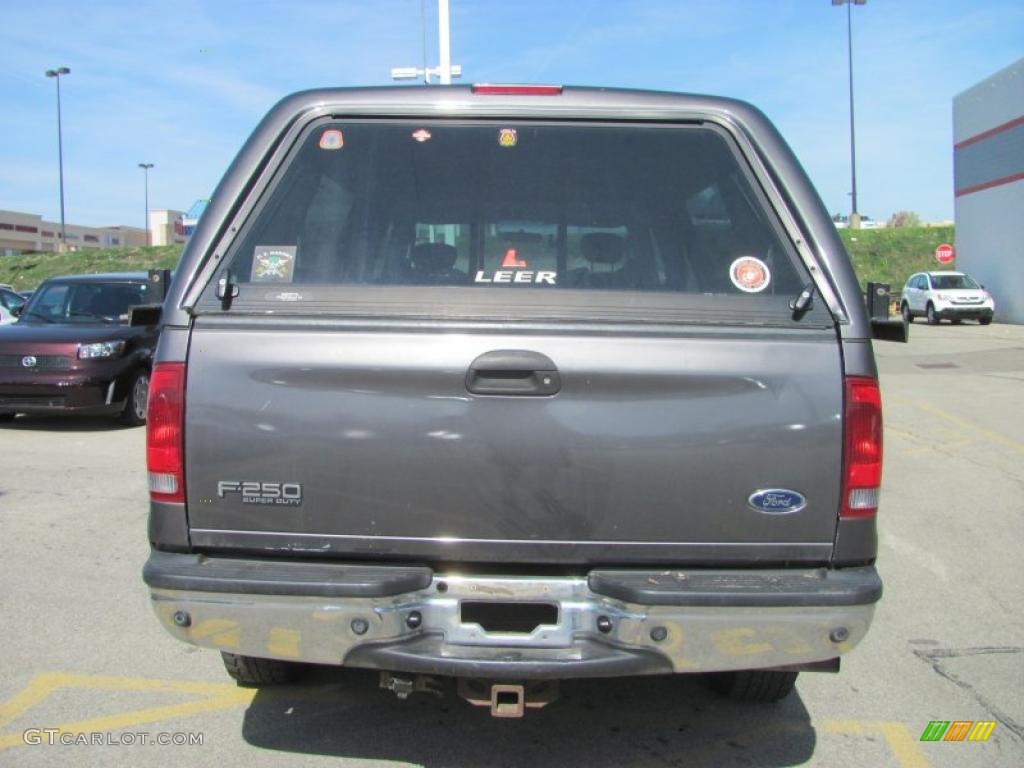 2003 F250 Super Duty XLT SuperCab 4x4 - Dark Shadow Grey Metallic / Dark Flint Grey photo #5