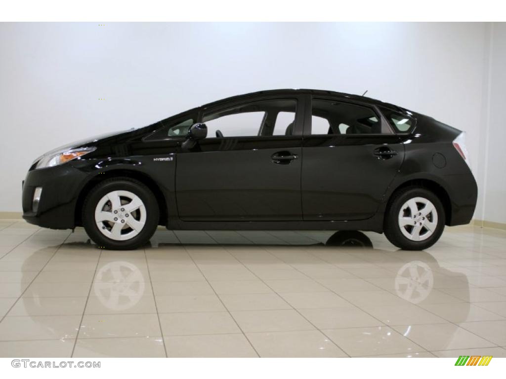 2010 Prius Hybrid III - Black / Dark Gray photo #4