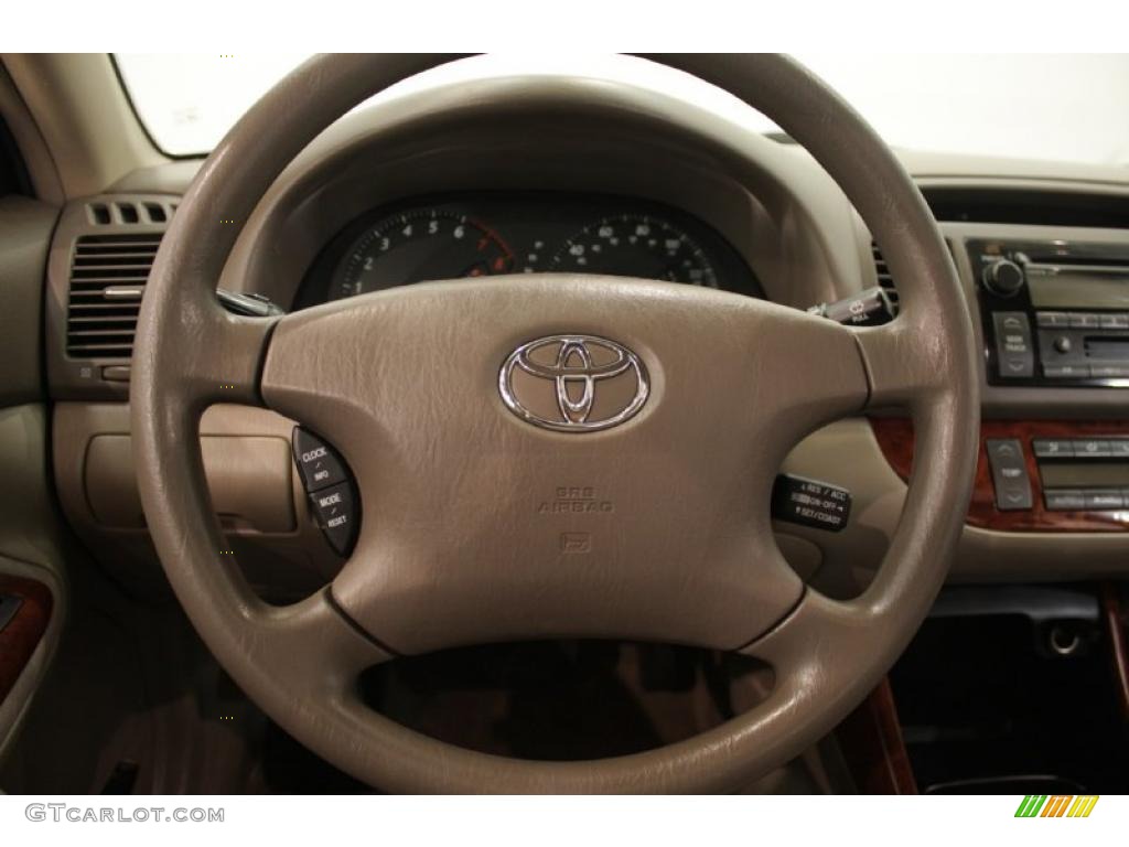 2002 Camry XLE - Super White / Taupe photo #13