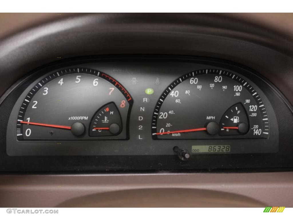 2002 Camry XLE - Super White / Taupe photo #14