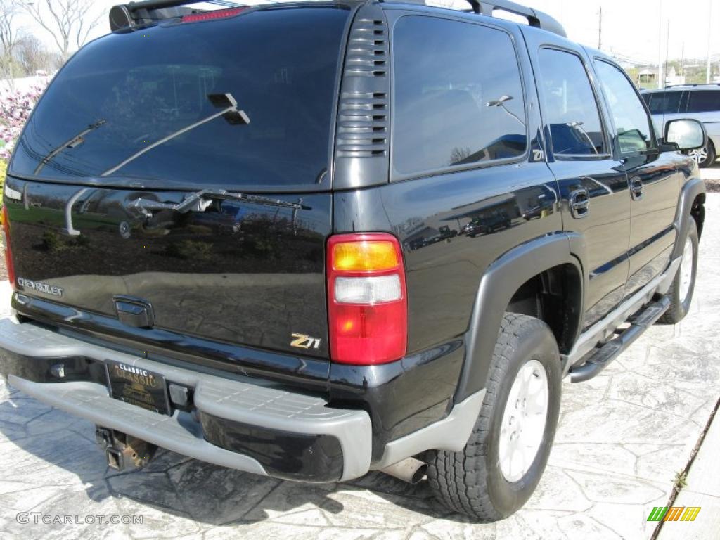 2003 Tahoe Z71 4x4 - Black / Tan/Neutral photo #8