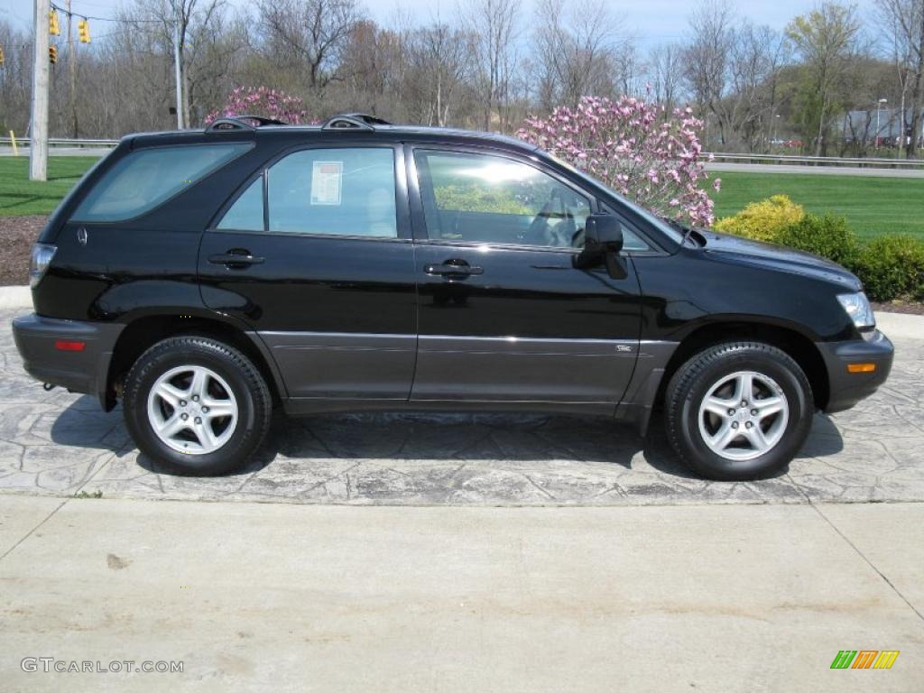 2001 RX 300 AWD - Black Onyx / Ivory photo #3