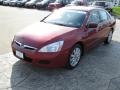 2007 Moroccan Red Pearl Honda Accord SE V6 Sedan  photo #2