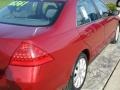 2007 Moroccan Red Pearl Honda Accord SE V6 Sedan  photo #8