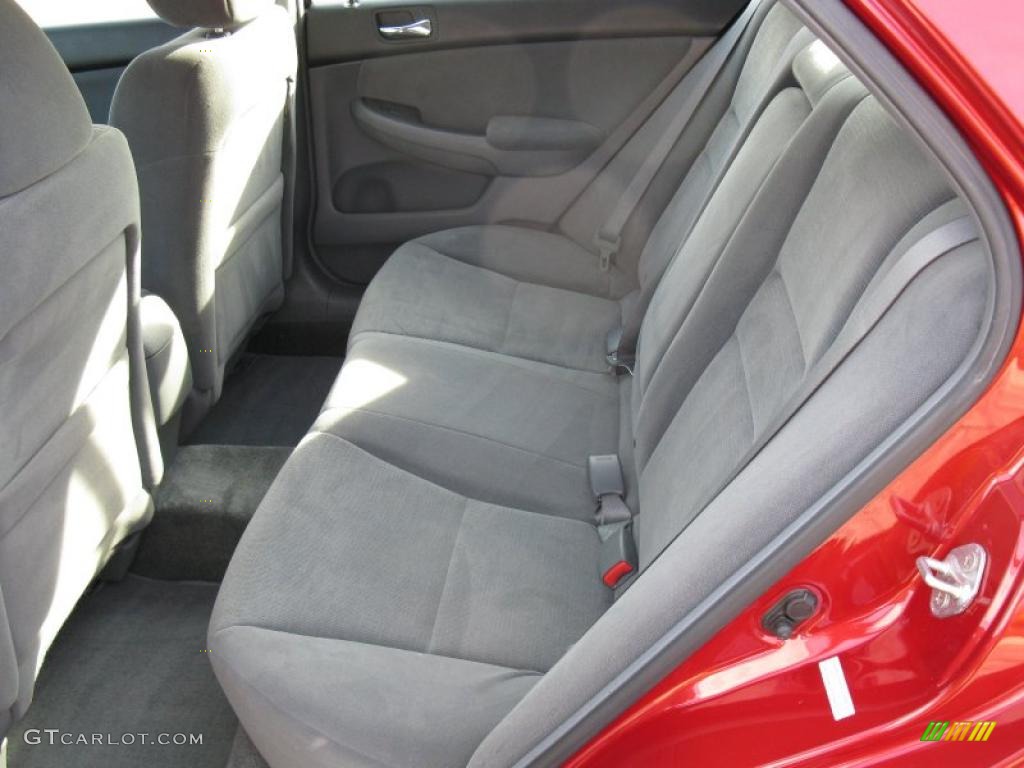 2007 Accord SE V6 Sedan - Moroccan Red Pearl / Gray photo #21