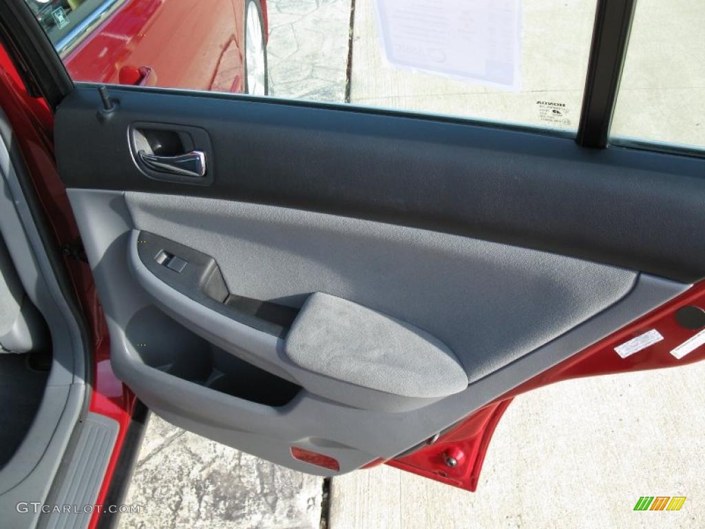 2007 Accord SE V6 Sedan - Moroccan Red Pearl / Gray photo #23