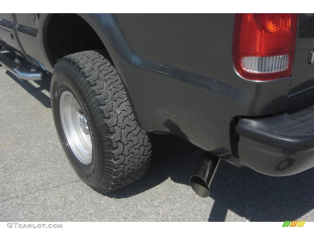 2003 F250 Super Duty XLT SuperCab 4x4 - Dark Shadow Grey Metallic / Dark Flint Grey photo #9