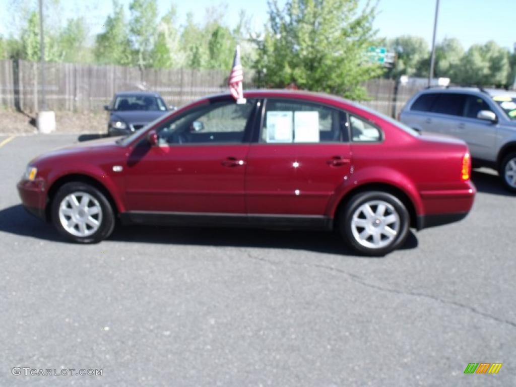 2001 Passat GLS Sedan - Colorado Red Pearl / Beige photo #6