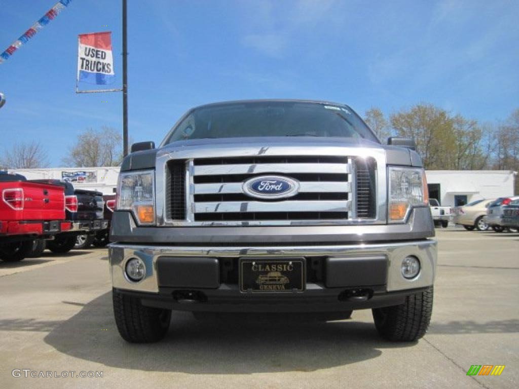 2010 F150 XLT SuperCrew 4x4 - Sterling Grey Metallic / Medium Stone photo #2