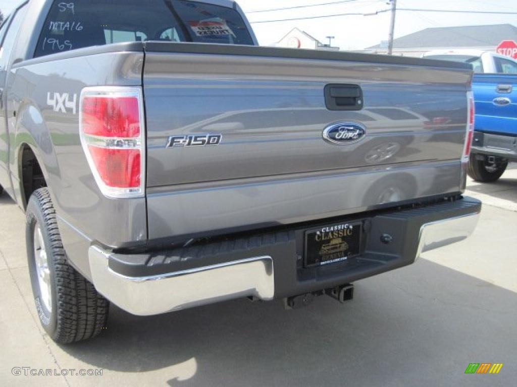 2010 F150 XLT SuperCrew 4x4 - Sterling Grey Metallic / Medium Stone photo #4