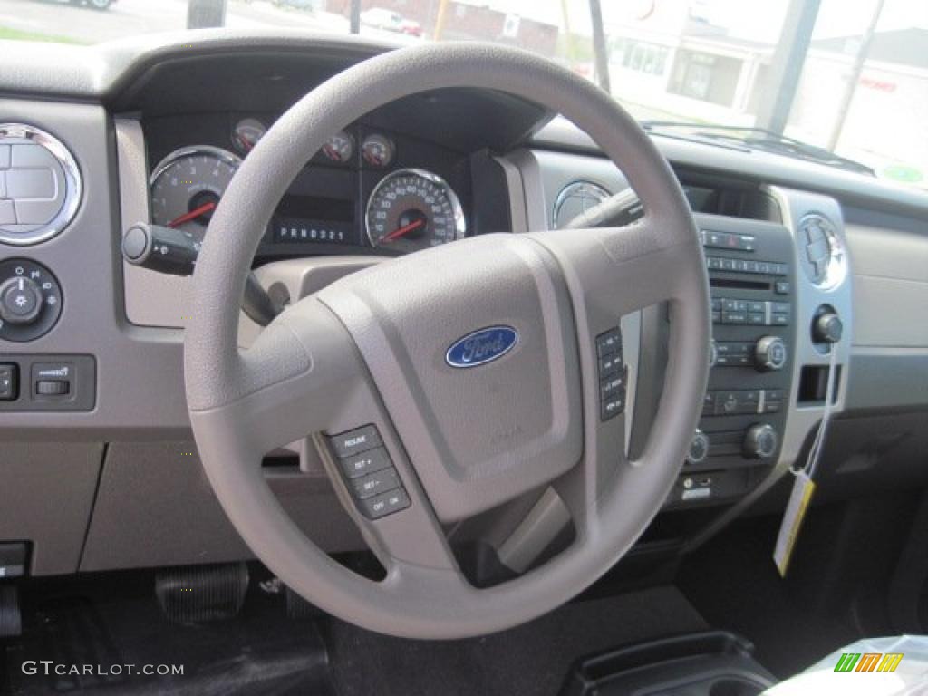2010 F150 XLT SuperCrew 4x4 - Sterling Grey Metallic / Medium Stone photo #10