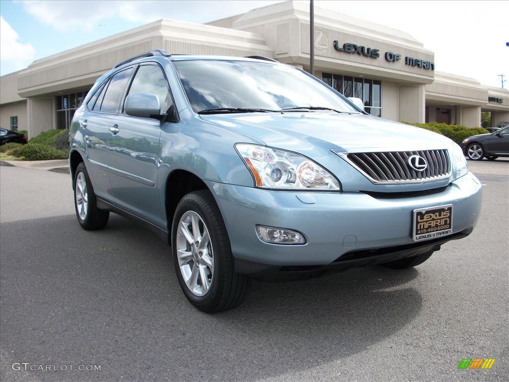 2008 RX 350 AWD - Breakwater Blue Metallic / Black photo #1