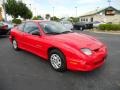 2000 Bright Red Pontiac Sunfire SE Coupe  photo #3