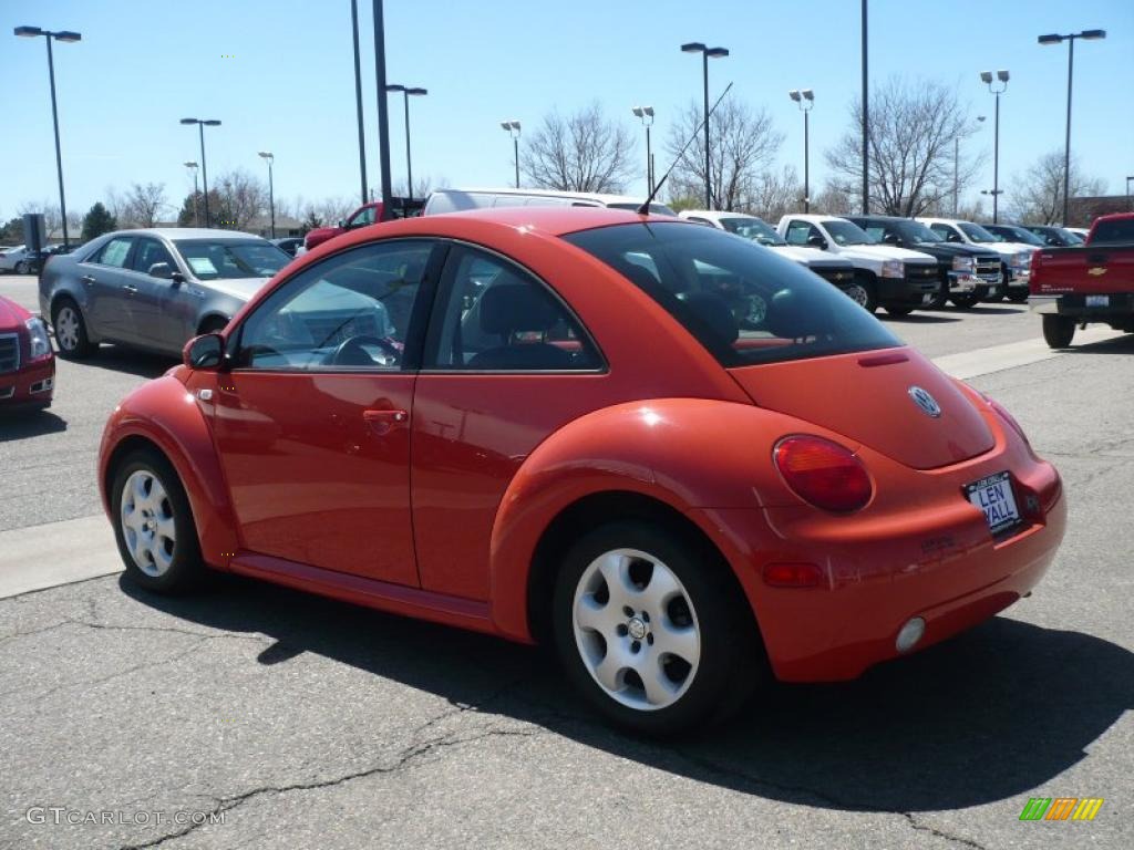 2003 New Beetle GLS Coupe - Sundown Orange / Black photo #4