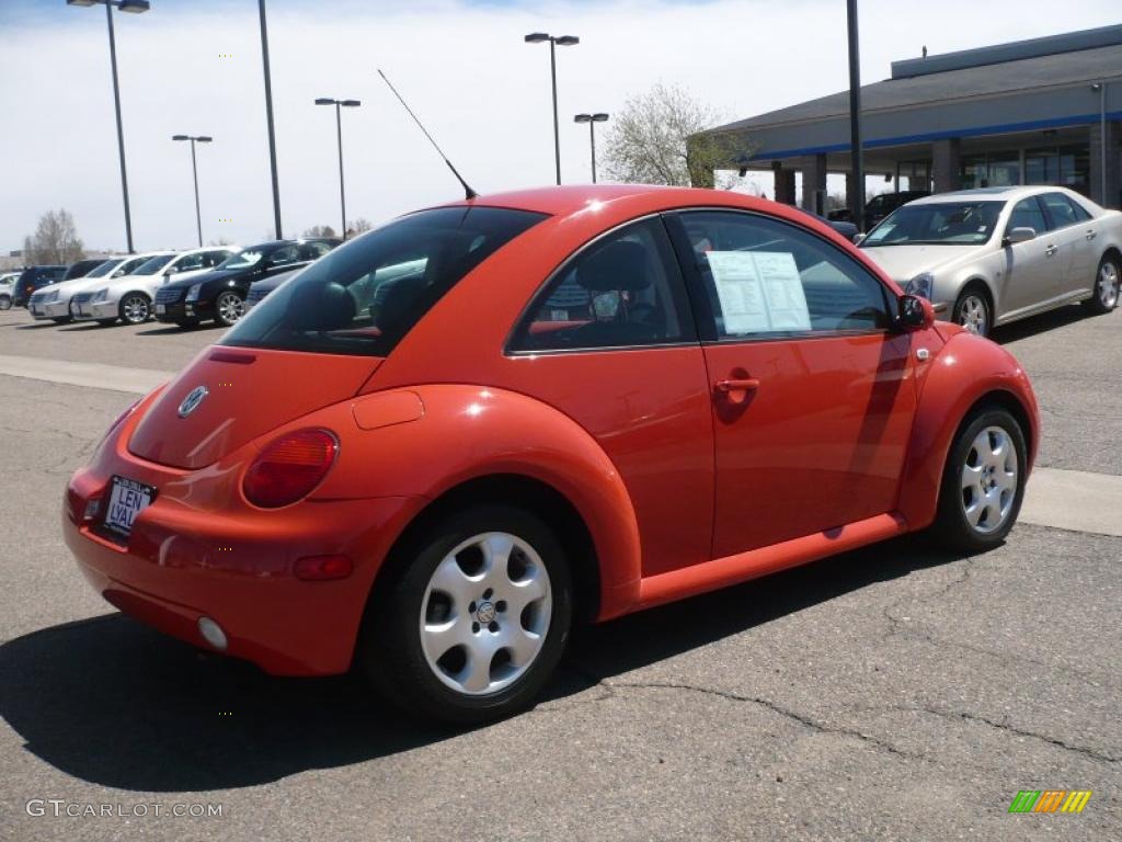 2003 New Beetle GLS Coupe - Sundown Orange / Black photo #6