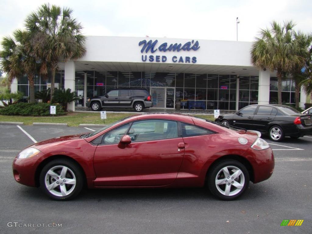 2006 Eclipse GS Coupe - Ultra Red Pearl / Medium Gray photo #1