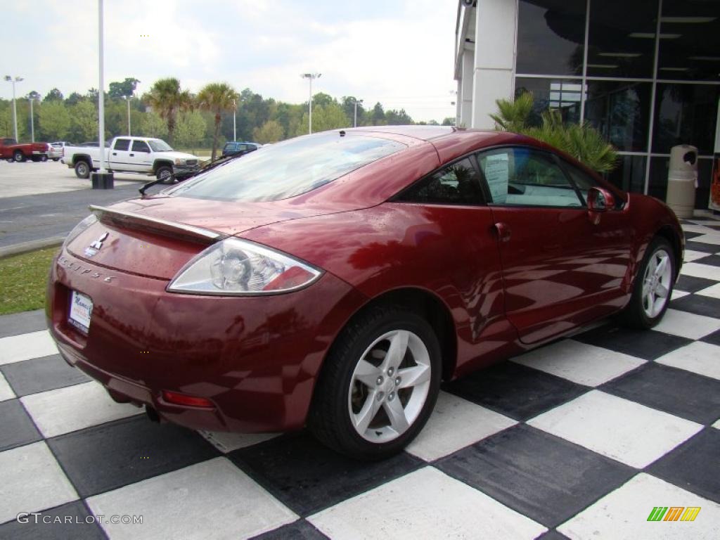 2006 Eclipse GS Coupe - Ultra Red Pearl / Medium Gray photo #8