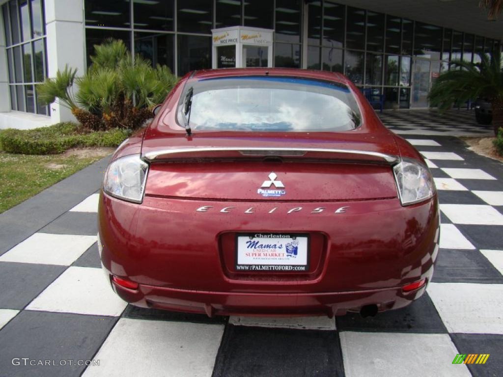 2006 Eclipse GS Coupe - Ultra Red Pearl / Medium Gray photo #9