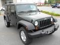 2010 Natural Green Pearl Jeep Wrangler Unlimited Sport 4x4  photo #5