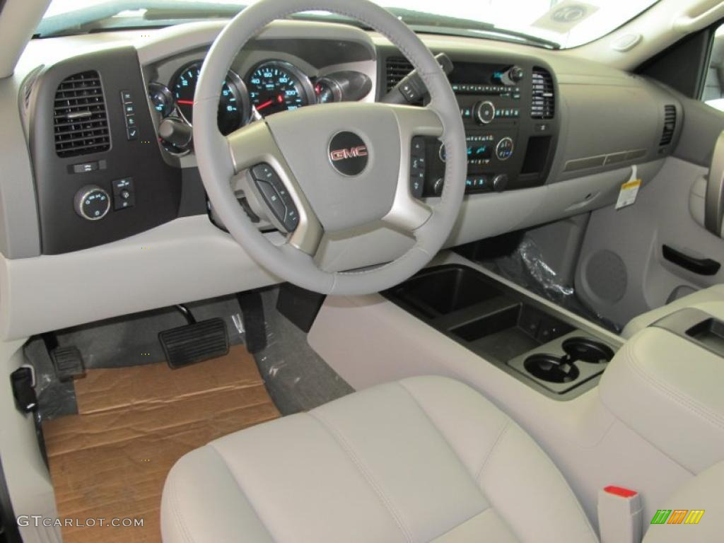 2010 Sierra 1500 SLE Crew Cab - Onyx Black / Dark Titanium/Light Titanium photo #5