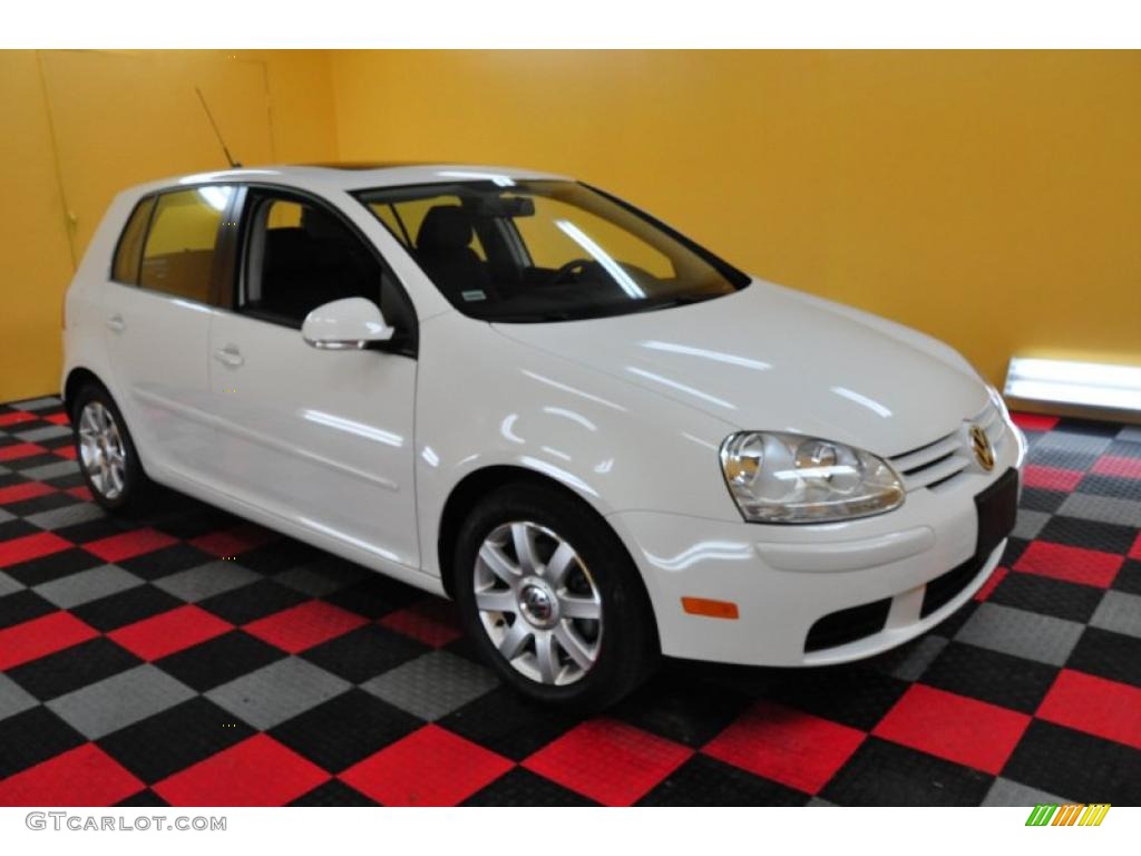 2008 Rabbit 4 Door - Candy White / Anthracite Black photo #1