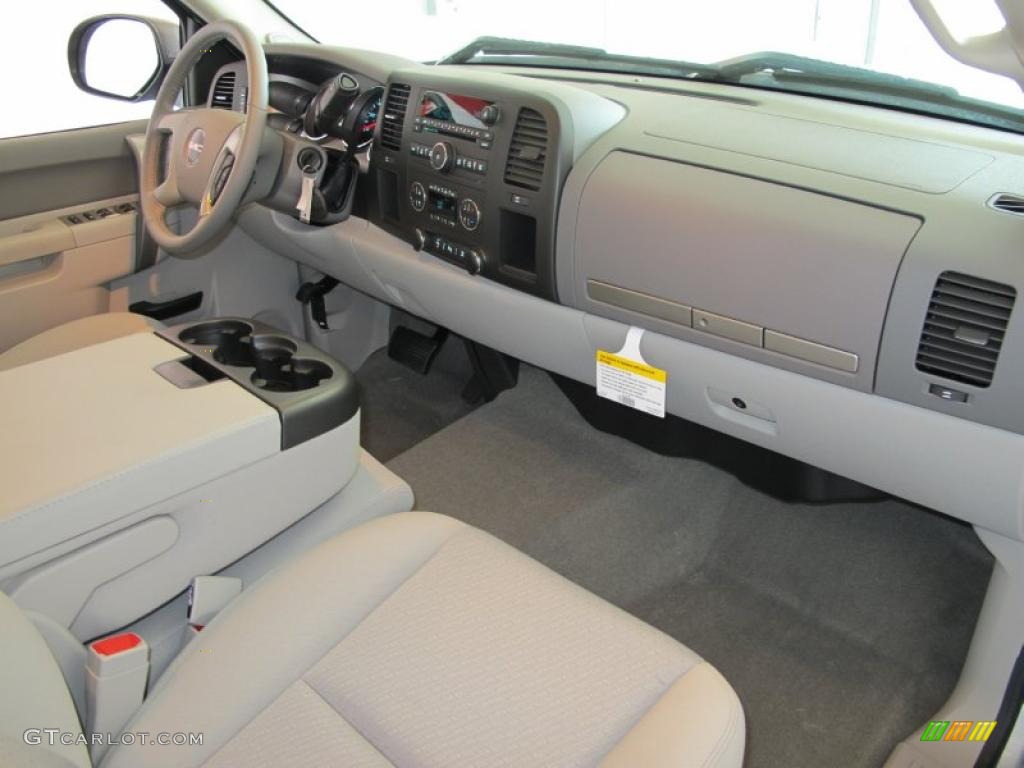 2010 Sierra 1500 SLE Extended Cab - Pure Silver Metallic / Dark Titanium/Light Titanium photo #8