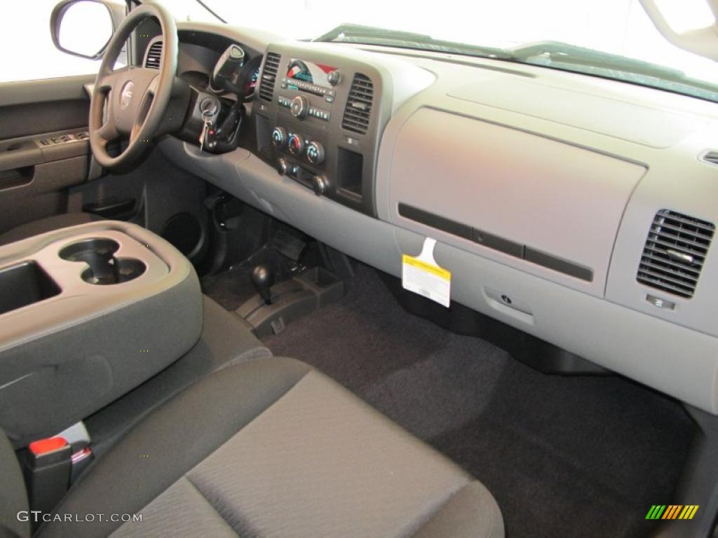 2010 Sierra 1500 SL Extended Cab 4x4 - Onyx Black / Dark Titanium photo #8