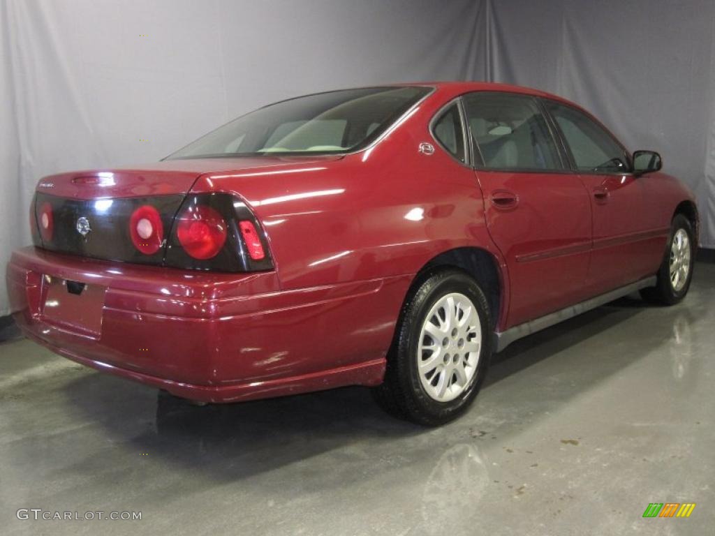 2005 Impala  - Sport Red Metallic / Medium Gray photo #3