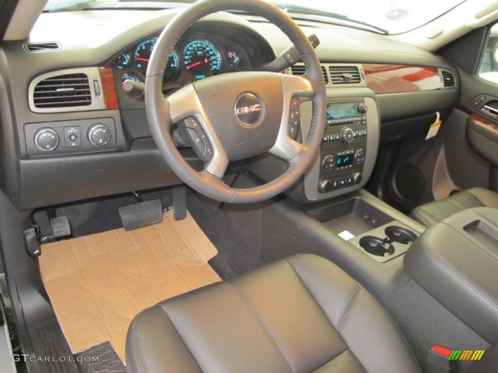 2010 Sierra 1500 SLT Crew Cab 4x4 - Onyx Black / Ebony photo #5
