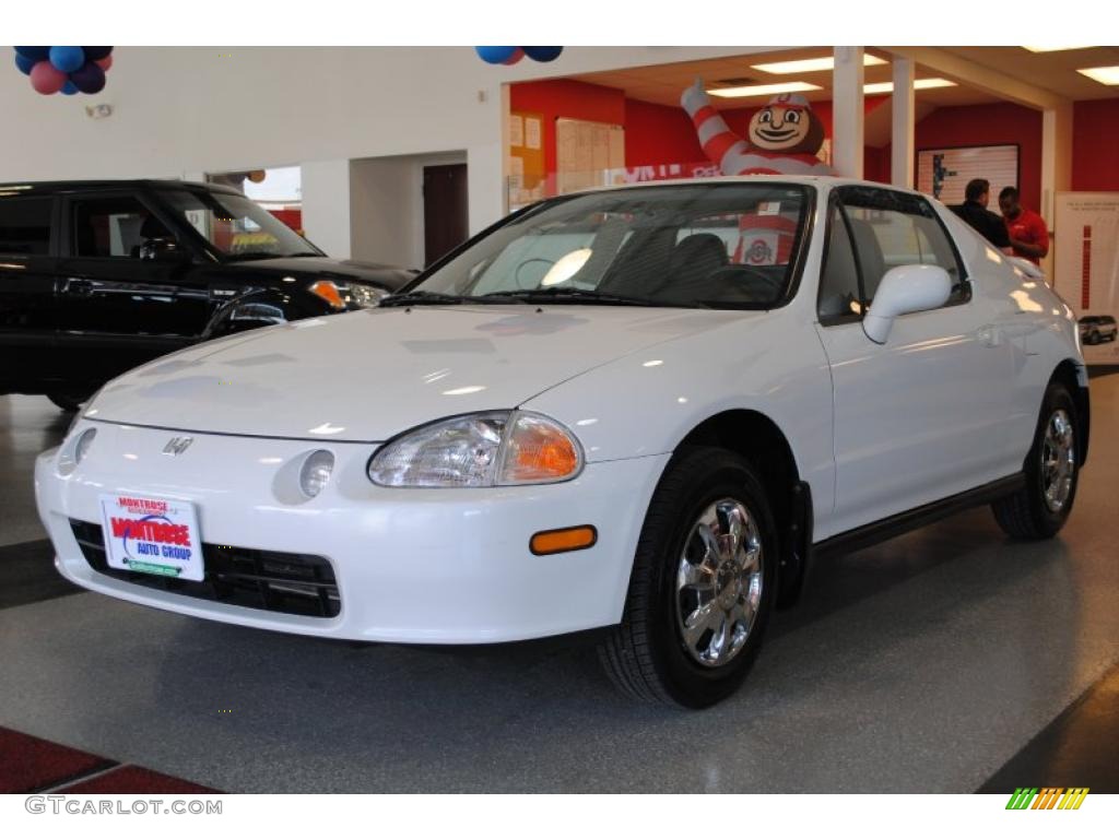 1995 Del Sol S - Frost White / Black photo #3