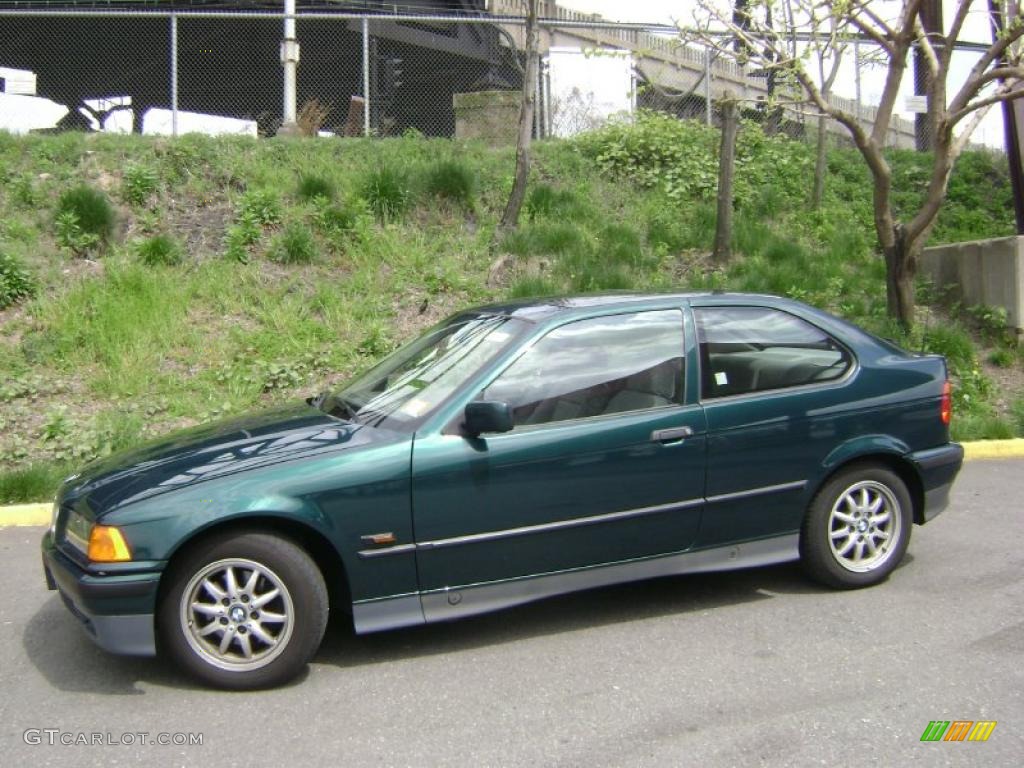 1995 3 Series 318ti Coupe - Green Metallic / Grey photo #2