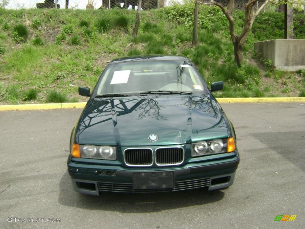 1995 3 Series 318ti Coupe - Green Metallic / Grey photo #3