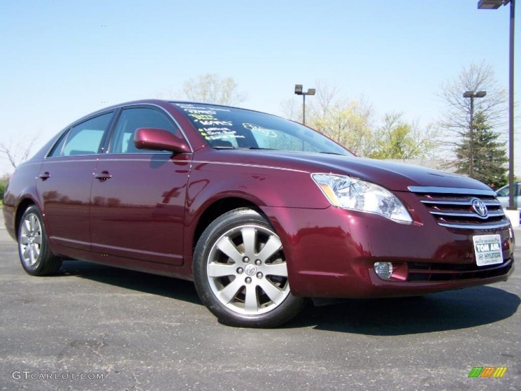 2006 Avalon Touring - Cassis Red Pearl / Dark Charcoal photo #1