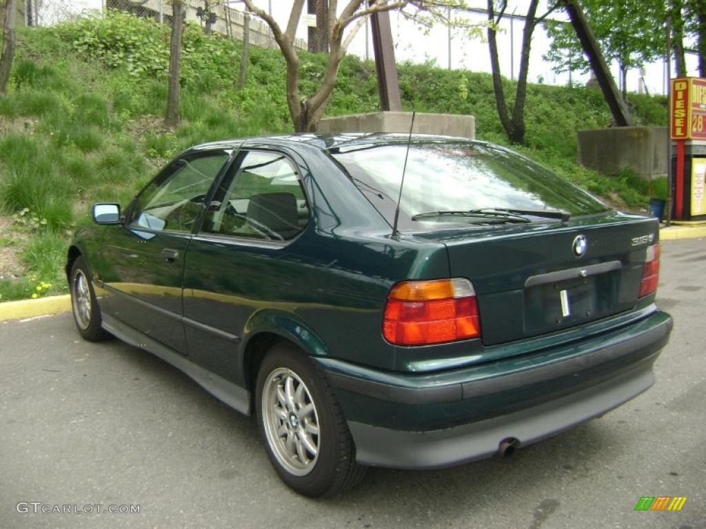 1995 3 Series 318ti Coupe - Green Metallic / Grey photo #6