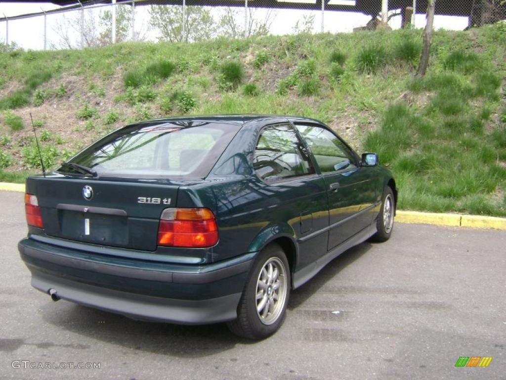 1995 3 Series 318ti Coupe - Green Metallic / Grey photo #8