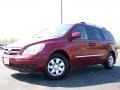 2008 Cranberry Red Hyundai Entourage GLS  photo #4