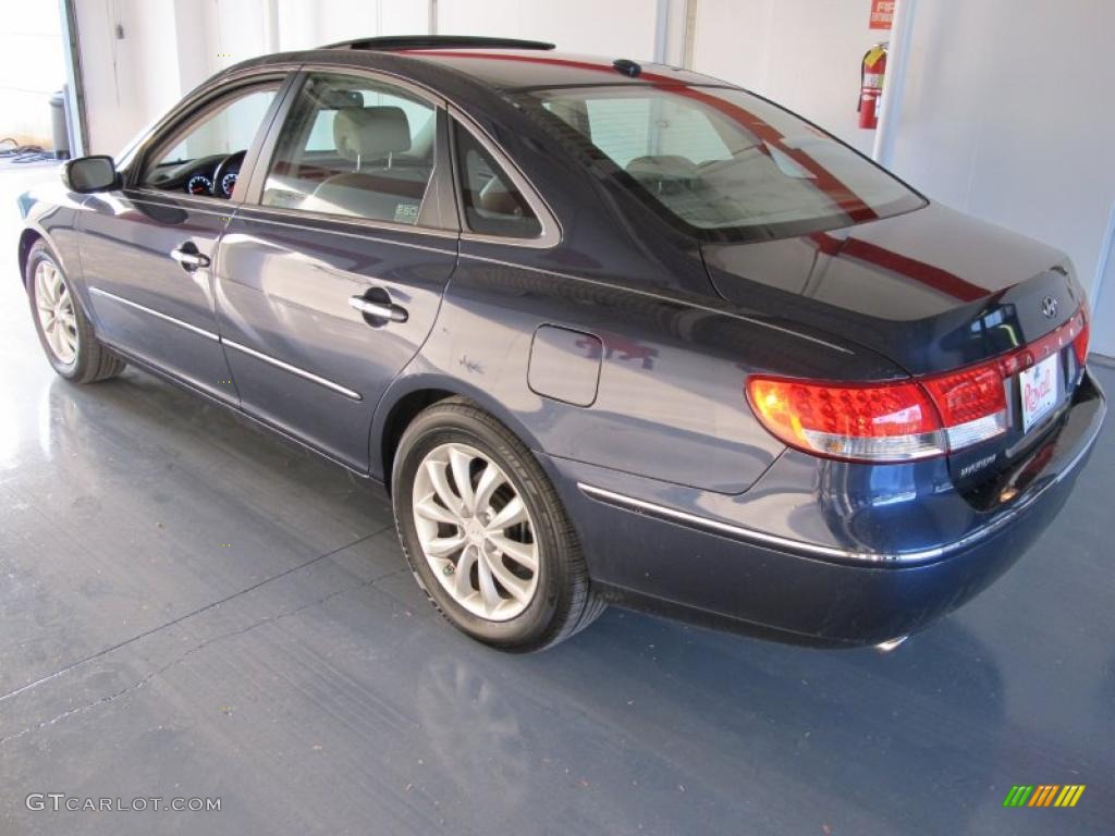 2008 Azera Limited - Venetian Blue / Gray photo #4