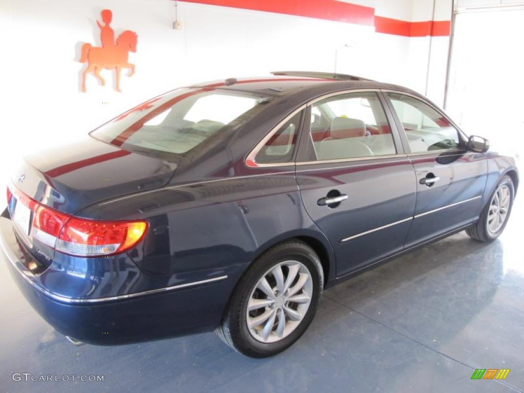 2008 Azera Limited - Venetian Blue / Gray photo #6
