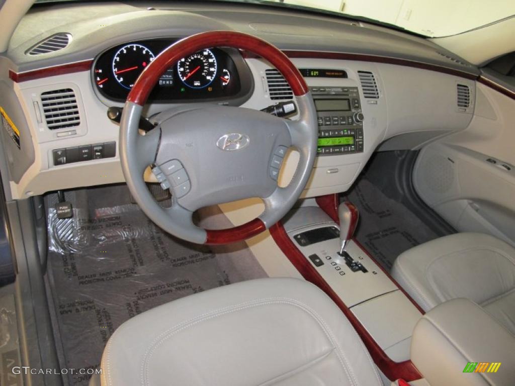 2008 Azera Limited - Venetian Blue / Gray photo #12