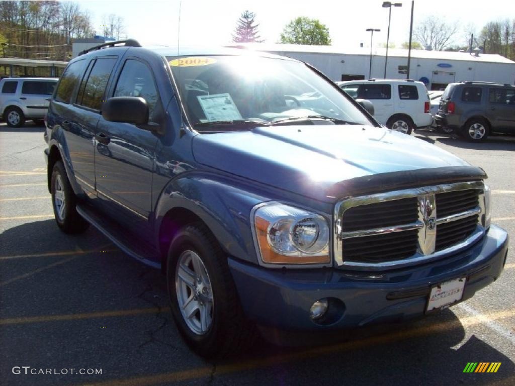 2004 Durango Limited 4x4 - Atlantic Blue Pearl / Medium Slate Gray photo #1