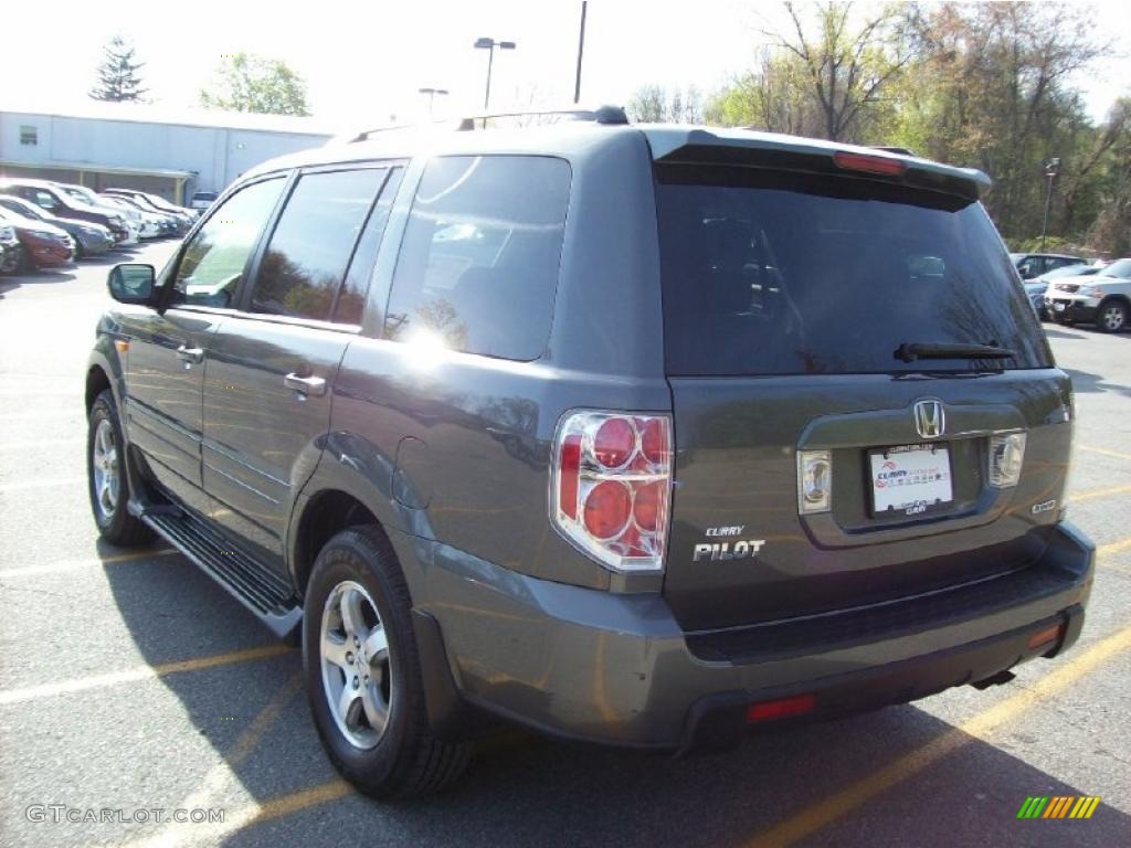 2007 Pilot EX-L 4WD - Nimbus Gray Metallic / Gray photo #2