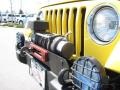 2001 Solar Yellow Jeep Wrangler Sport 4x4  photo #28