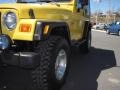 2001 Solar Yellow Jeep Wrangler Sport 4x4  photo #30