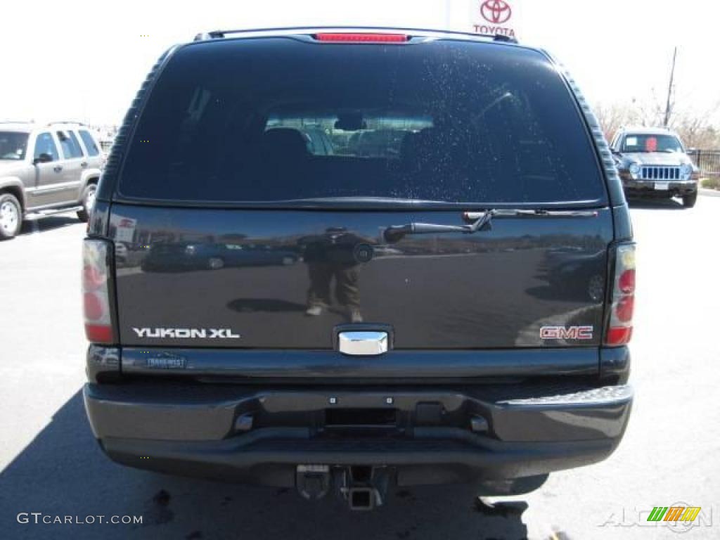 2003 Yukon XL Denali AWD - Carbon Metallic / Stone Gray photo #3