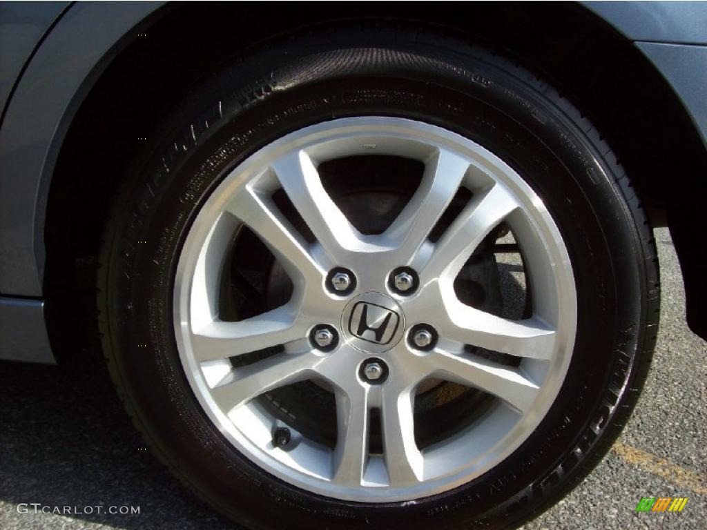 2007 Accord SE Sedan - Cool Blue Metallic / Gray photo #11